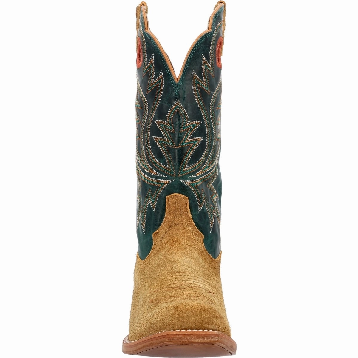 Modern Comfort Durango? Men's PRCA Collection Roughout Western Boot DDB0465 In Goldenrod And Deep Teal
