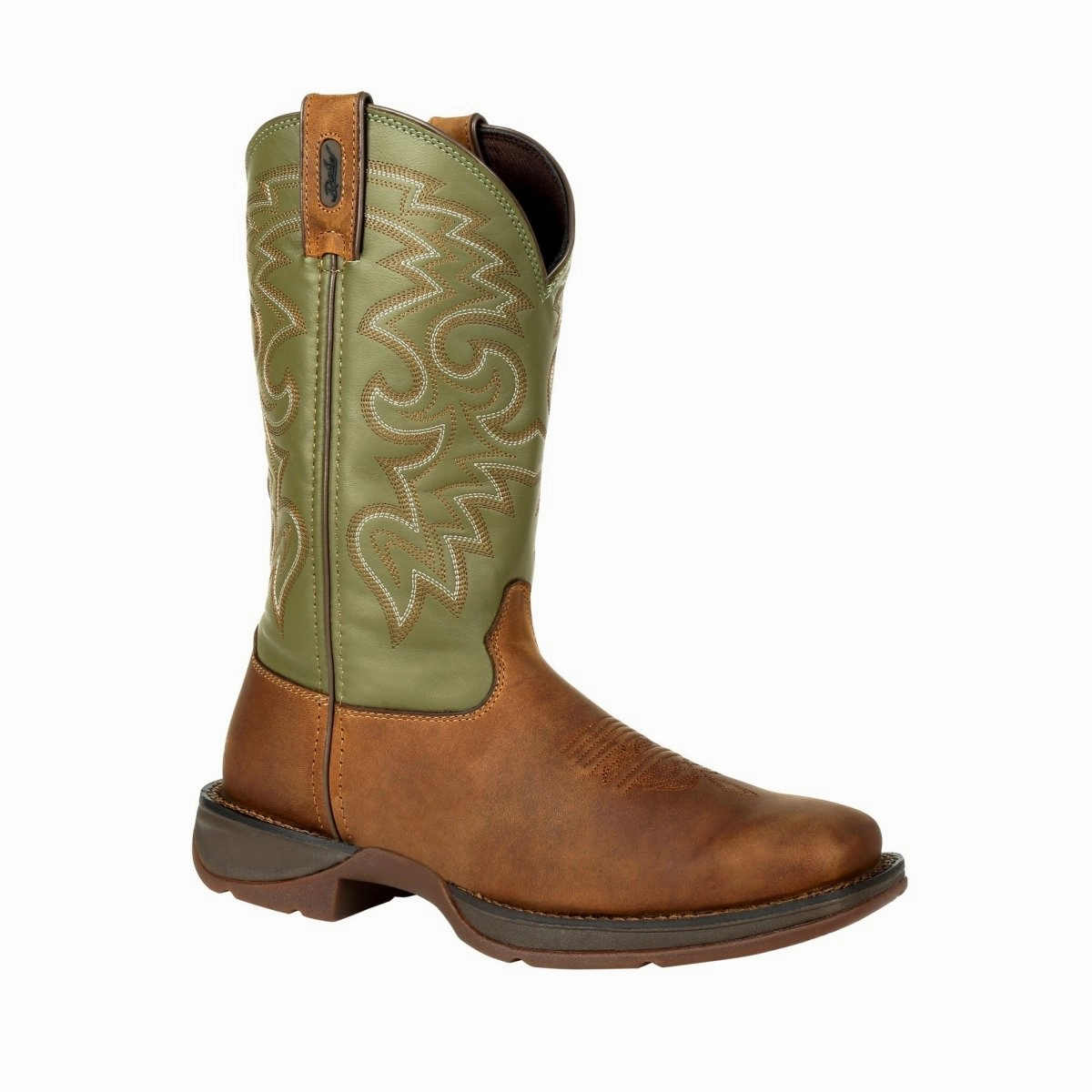 Durango Rebel Men's Pull-On Western Boots Db5416 In Coffee Cactus Extra Support Gear Field Ready Gear