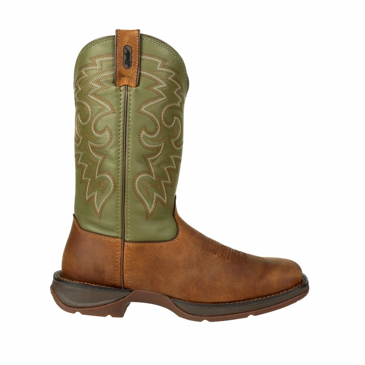 Slip-resistant Traction Durango Rebel Men's Pull-On Western Boots Db5416 In Coffee Cactus