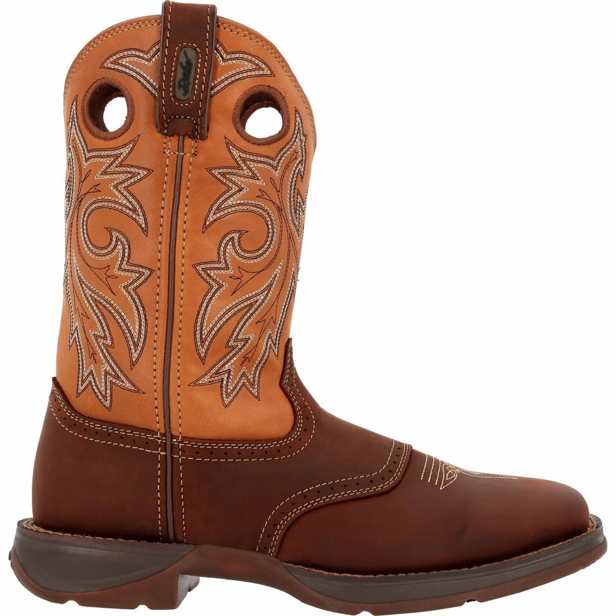 Durango Rebel Men's Saddle Up Western Boots Db4442 In Tan Rugged Design