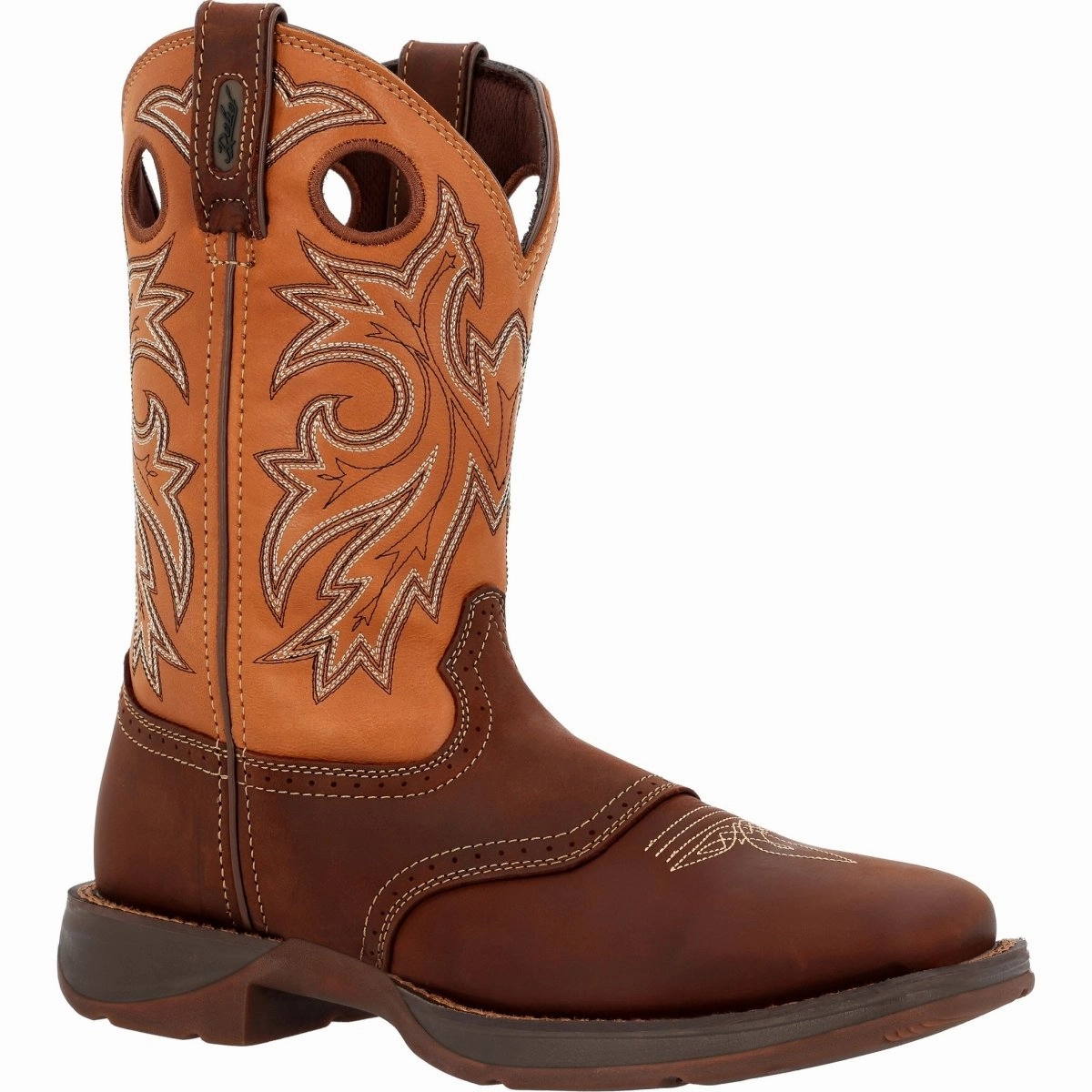 Durango Rebel Men's Saddle Up Western Boots Db4442 In Tan Breathable Design Gear Heavy Duty Protection