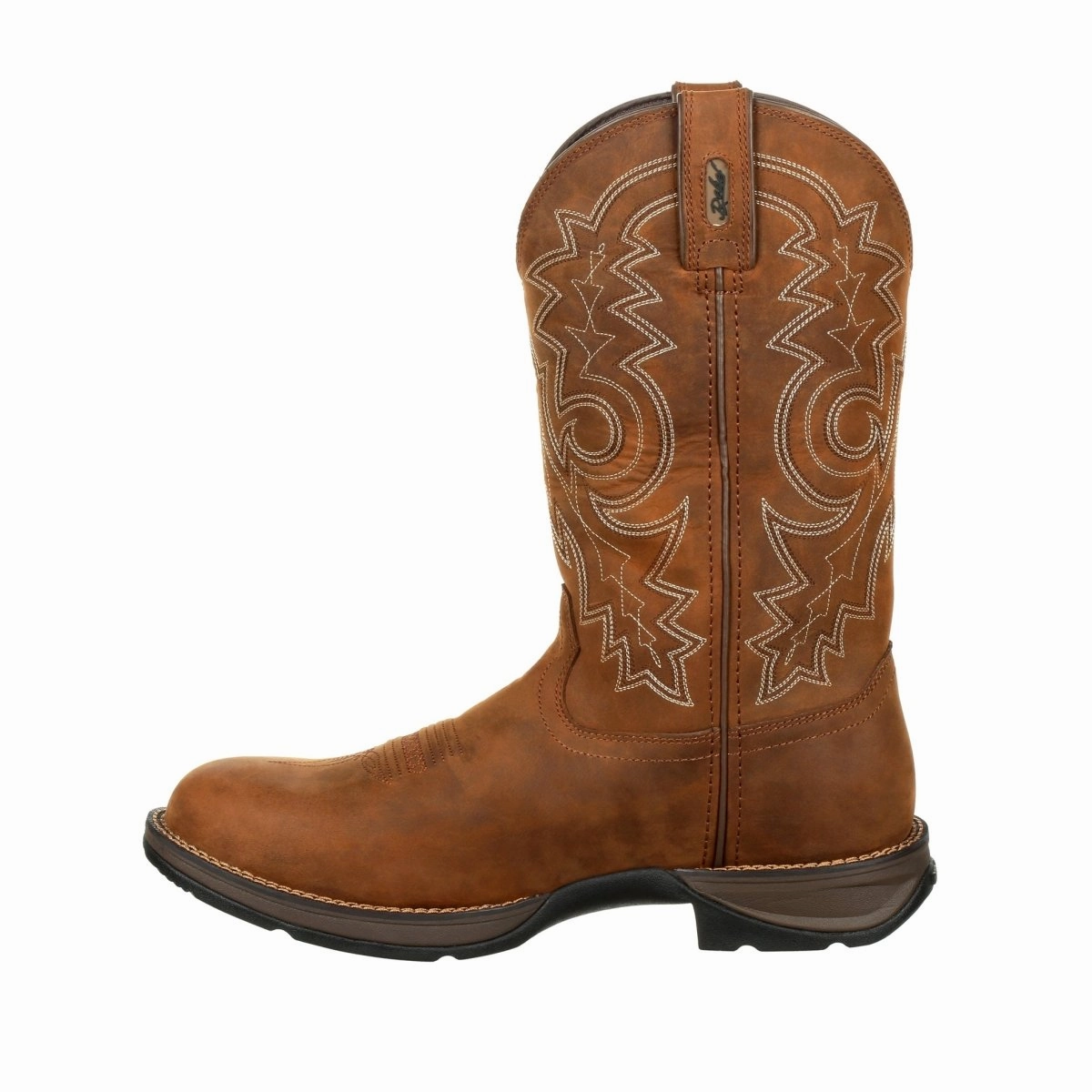 Durango Rebel Men's Waterproof Western Boots Ddb0163 In Coyote Brown Supportive Design Grippy Outsole Snowy Path
