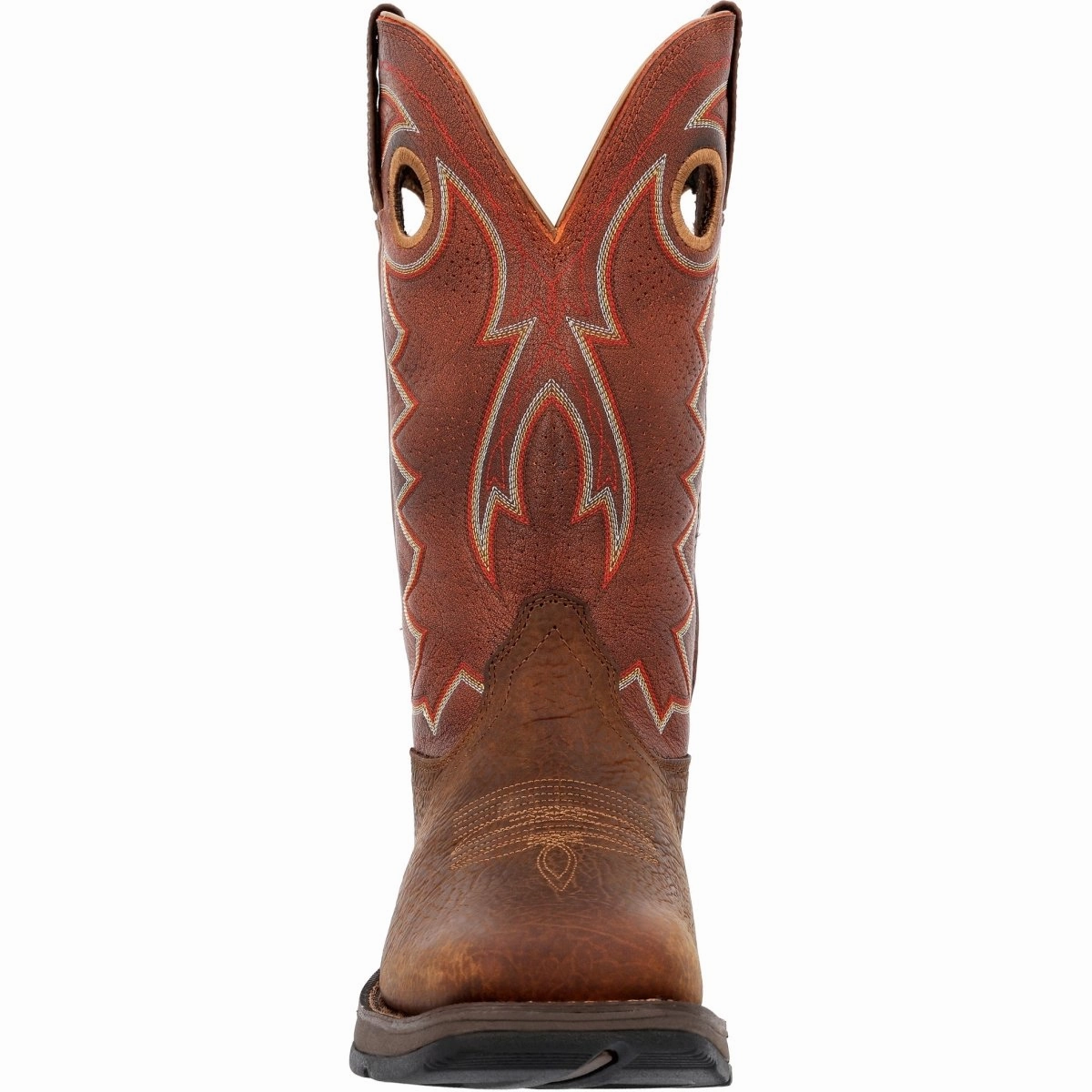 Slip Control Shoes Durango Rebel Men's Western 12 inch Pull-on Work Boots Ddb0327 In Cimarron Brown