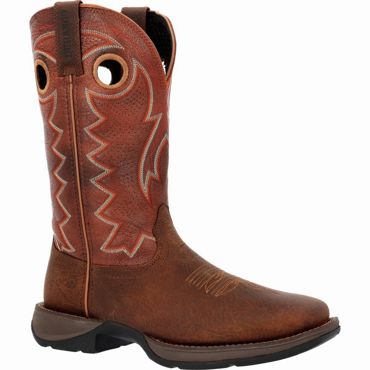 Superior Grip Footwear Durango Rebel Men's Western 12 inch Pull-on Work Boots Ddb0327 In Cimarron Brown