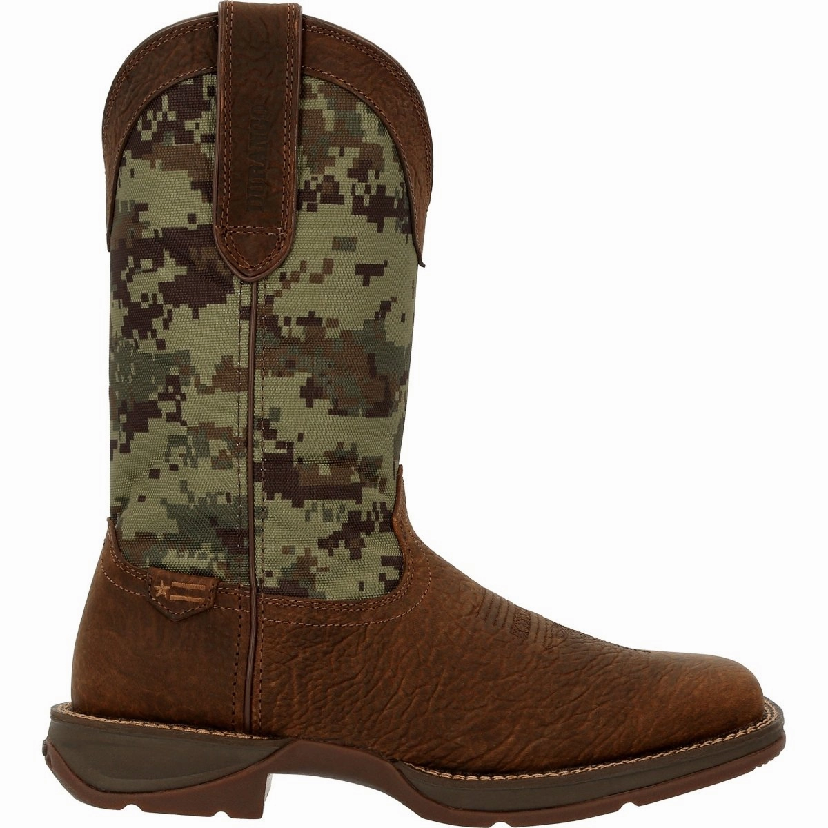 Durango Rebel Men's Western Boots Ddb0329 InGreen Digi Camo Tapered Reliable Traction