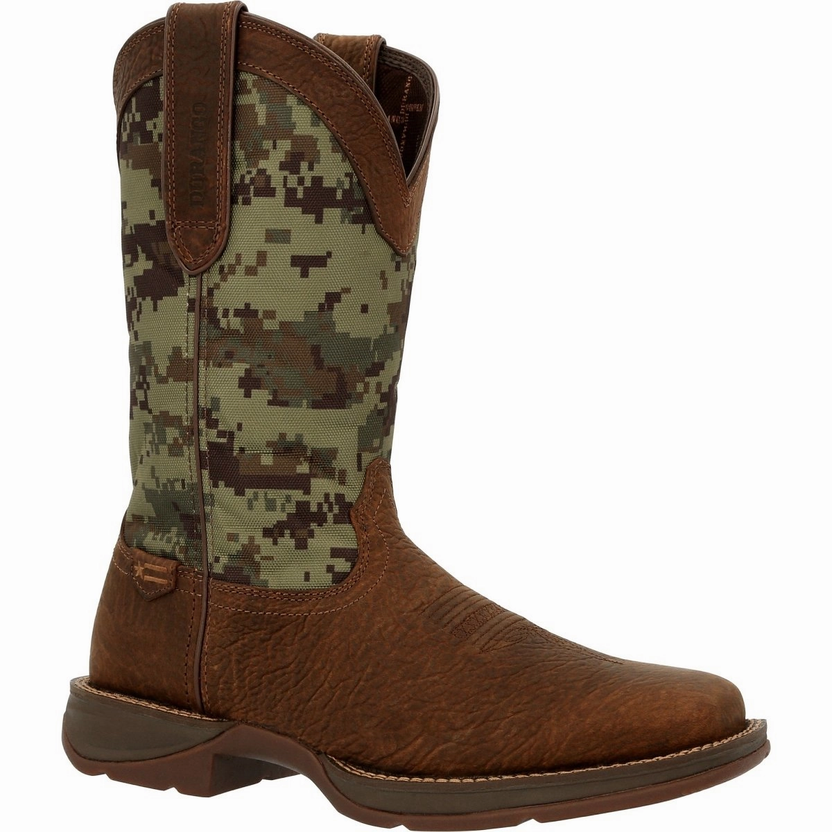 Durango Rebel Men's Western Boots Ddb0329 InGreen Digi Camo Reinforced Soles Reinforced Cushion