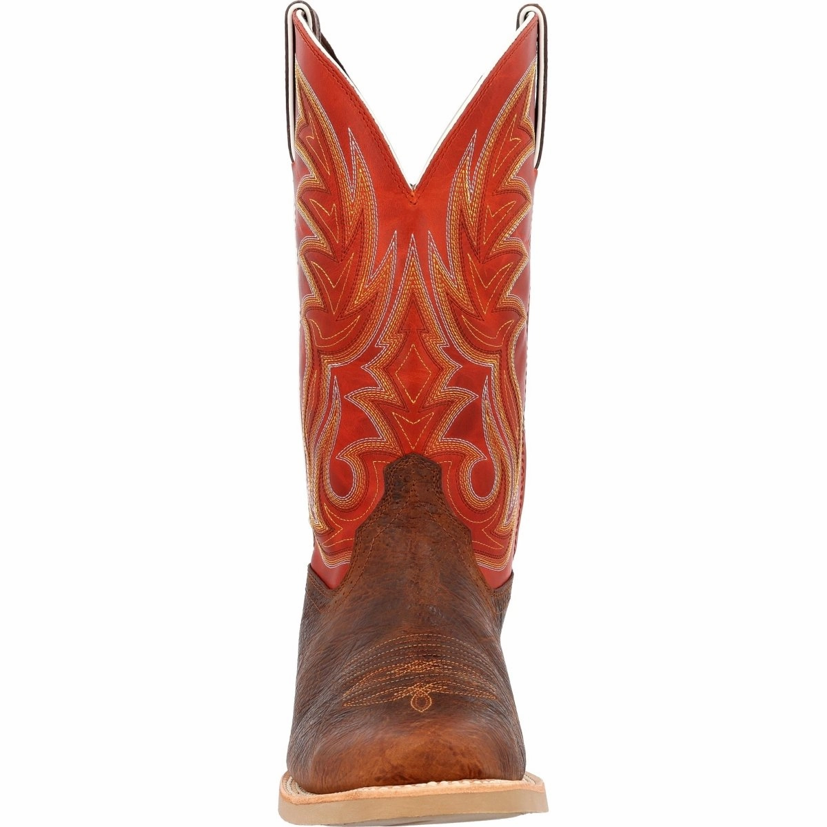 Durango Rebel Pro Men's Western Boots Ddb0476 In Cognac Crunch And Rusty Red Secure Grip