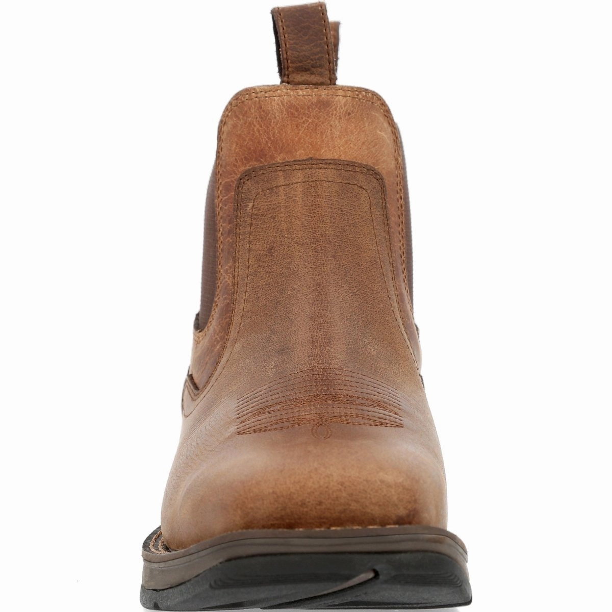 Durango Red Dirt Rebel Men's Square-Toe Western Boots Ddb0460 In Old Town Brown And Tan Waterproof City Walking