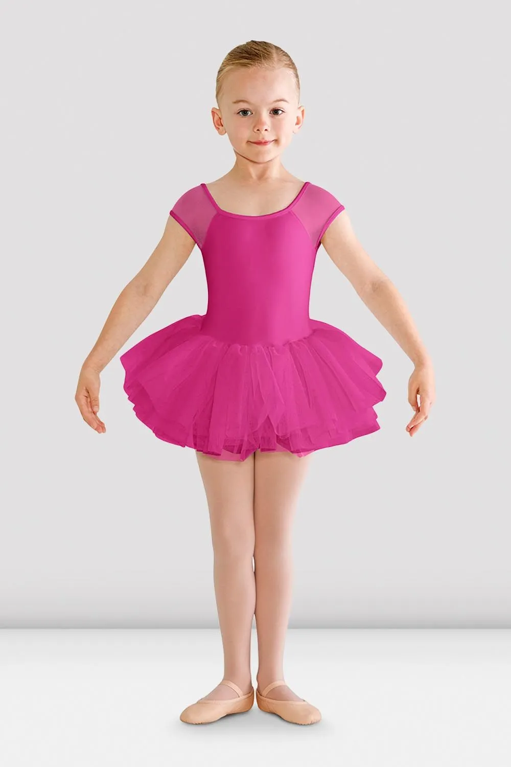 Girls Hanami Tutu Leotard NonBindingHem WaterResistant Coating