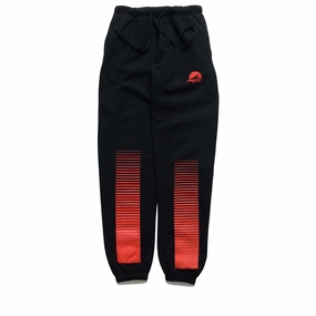 Always On Tour Lofi Sweats - Black/Red LayeredConstruction