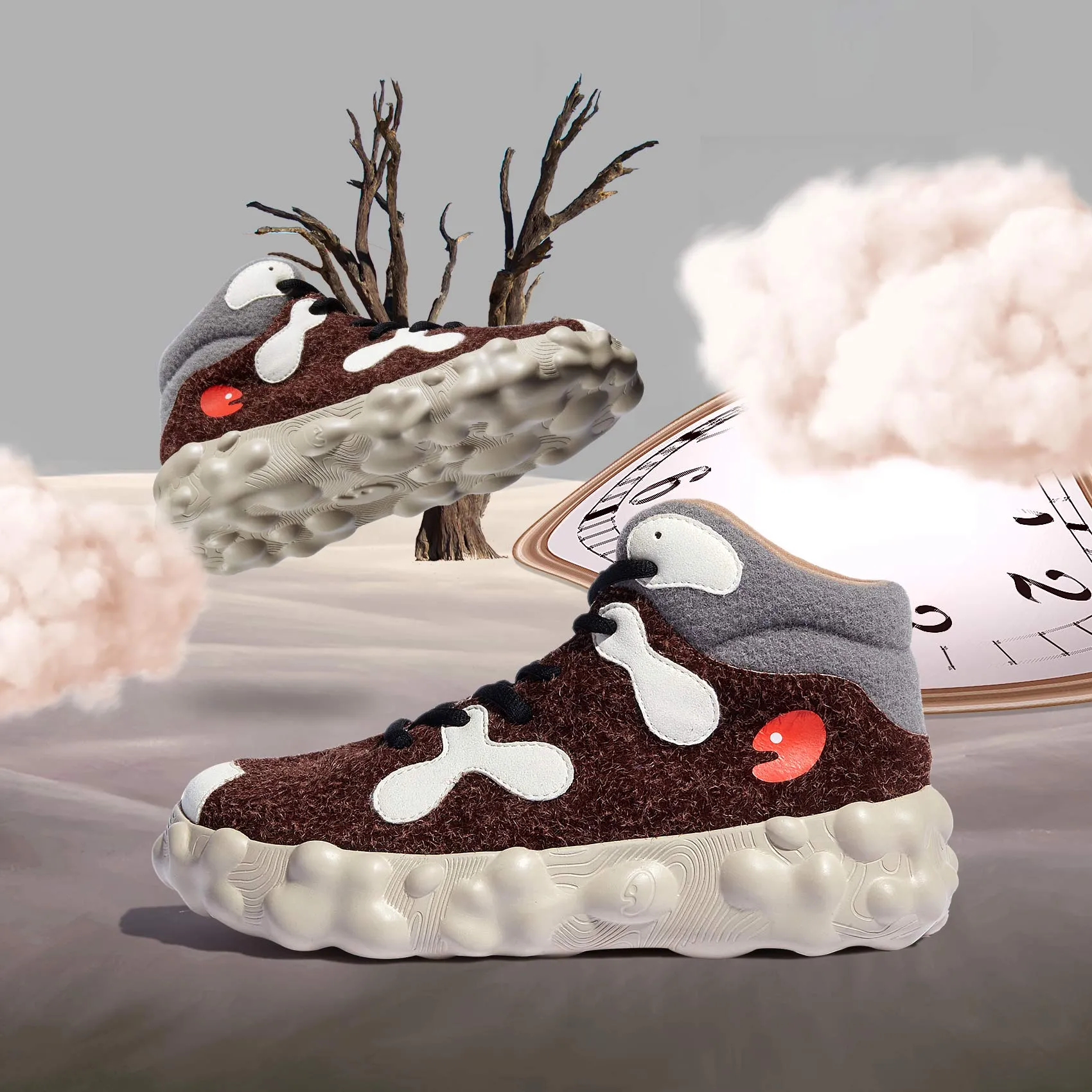 Textured Upper Breathable Grip Earthy Brown Figueras III Women