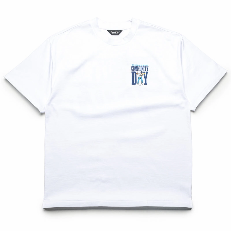 Eastside Golf Community Tee - Bright White Japan Neat Free Mind