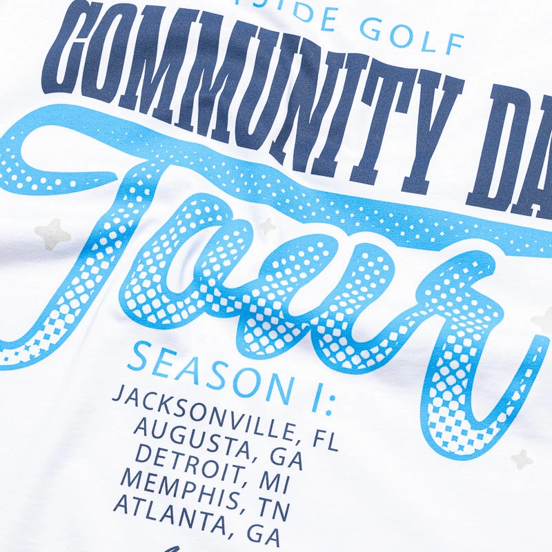 Festival Air Eastside Golf Community Tee - Bright White