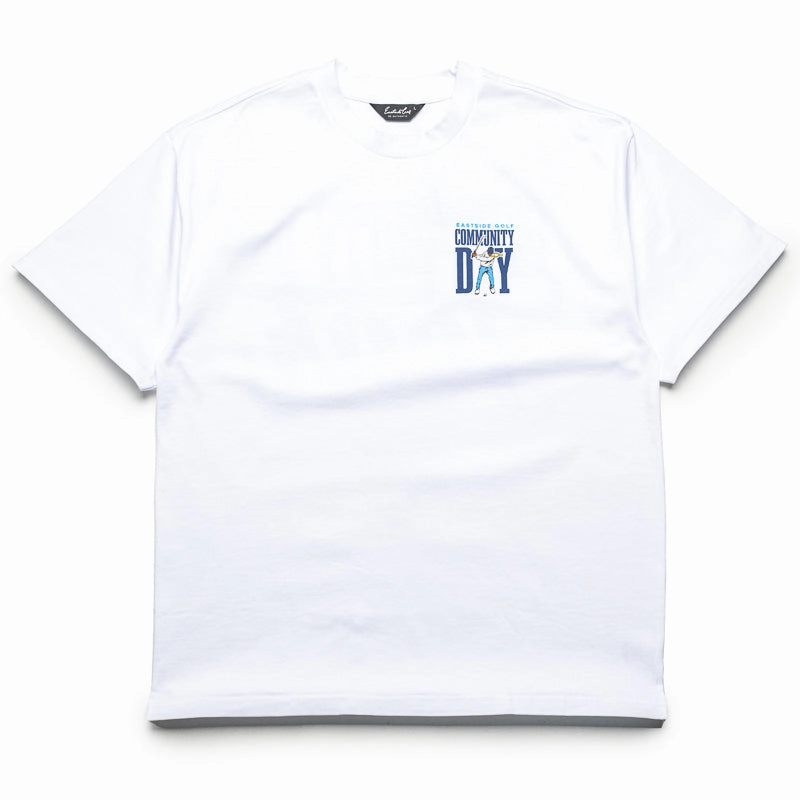 Eastside Golf Community Tee - Bright White OdorControlTech Prince Core