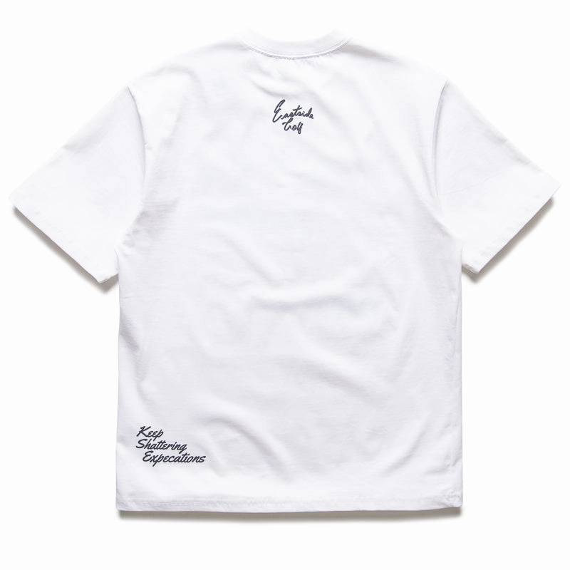 Eastside Golf Keep Shattering Expectations Tee - White Permanent Crease WaterRepellent Finish