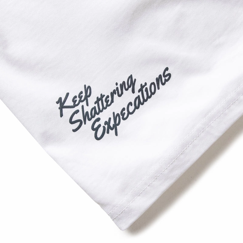 MultiPanelCut Soft Hoodie Eastside Golf Keep Shattering Expectations Tee - White