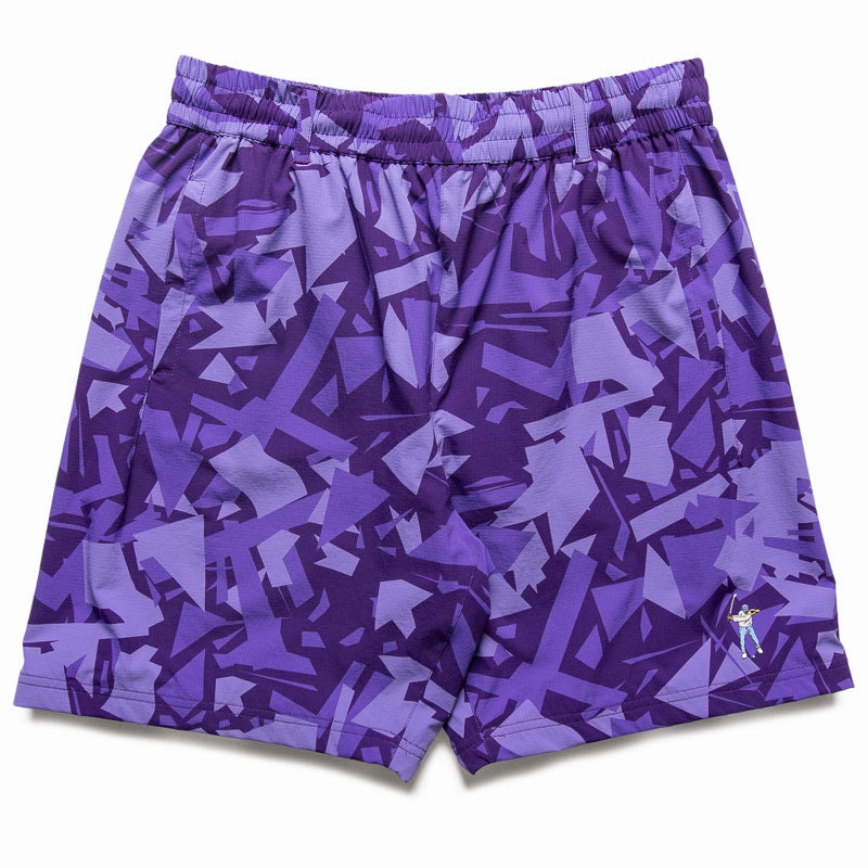 LightweightDesign Daywear Style Eastside Golf Mesh Lined Short - Violet Stone Shatter