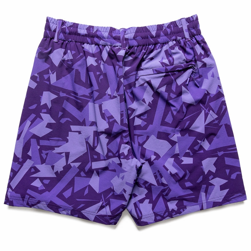 TumbleDry Safe Eastside Golf Mesh Lined Short - Violet Stone Shatter