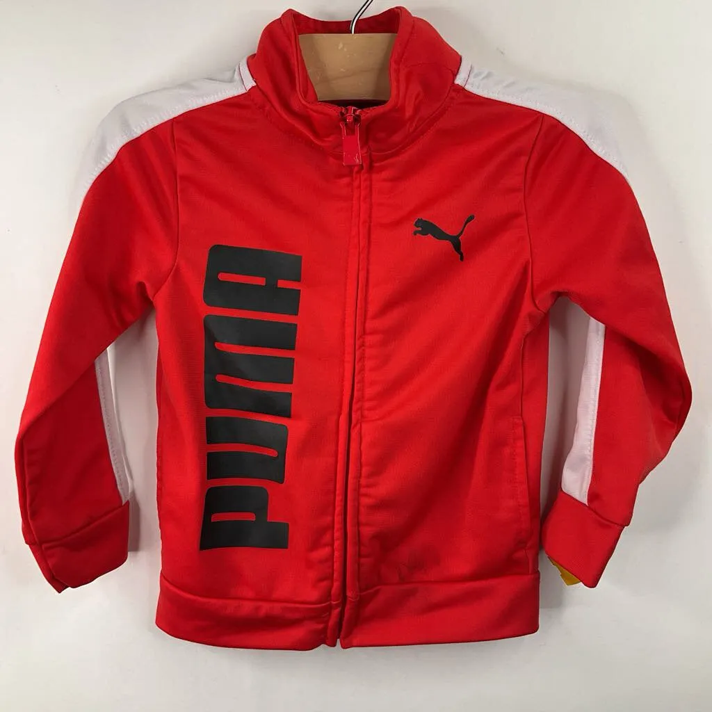 Classy Size 2: Puma Red/White Zip-Up Coat
