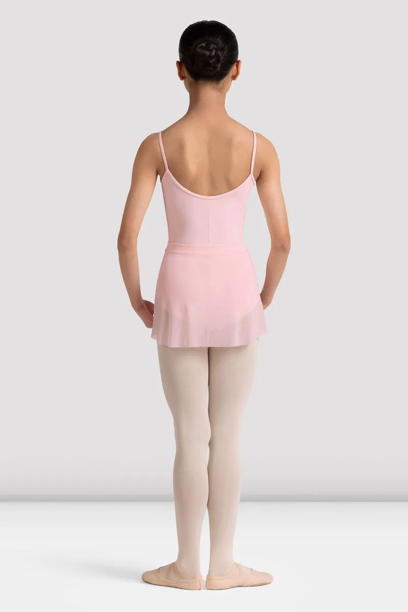 Girls Angella Floral Mesh Skirt snap closure