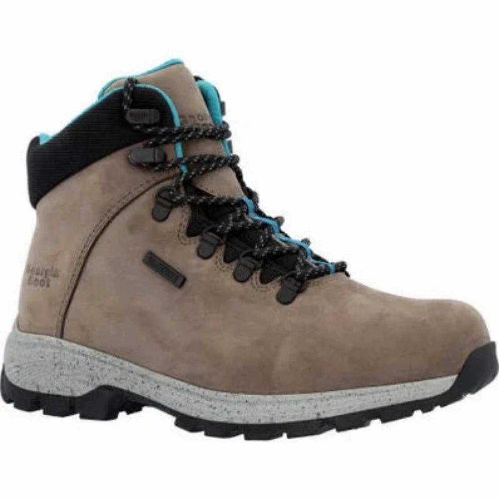 slim fit Eco Material Outdoor Explorer Georgia Boot Eagle Trail Women's Waterproof Soft Toe Hiker Boots Gb00630 In Grey