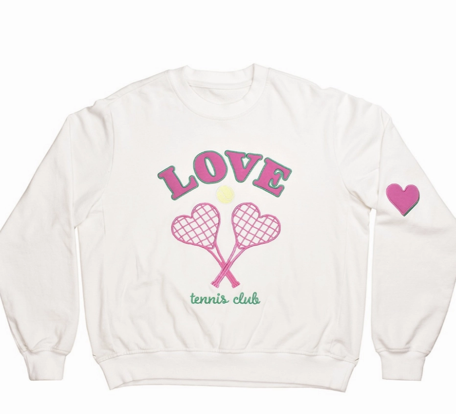 Iscream x Theme - Love Sweatshirt MoistureControl Fabric