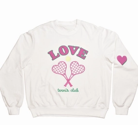 Sequin Glow Free Mind Iscream x Theme - Love Sweatshirt
