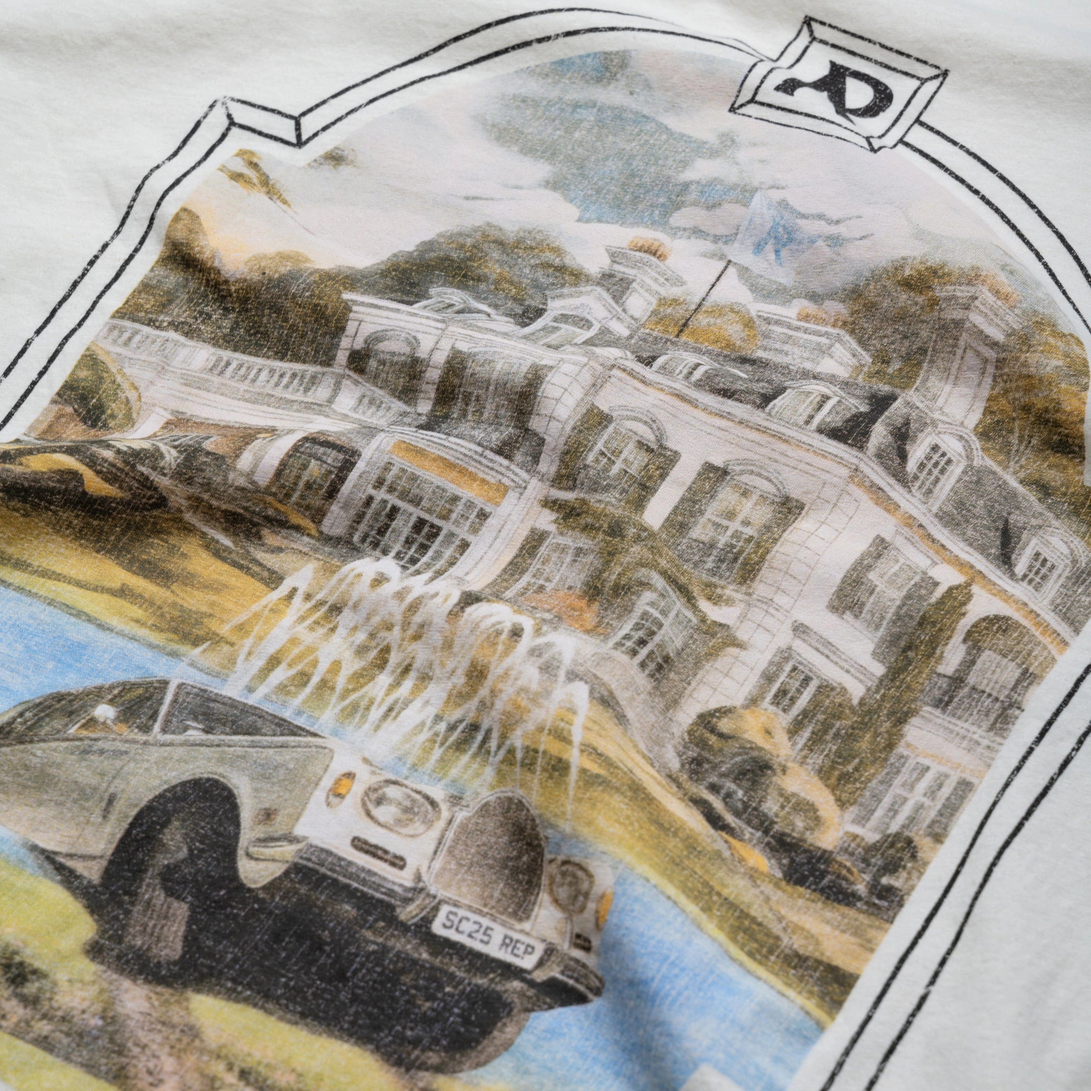 Represent Revere Manor Tee - Aged White Sport Ease Handmade Fit