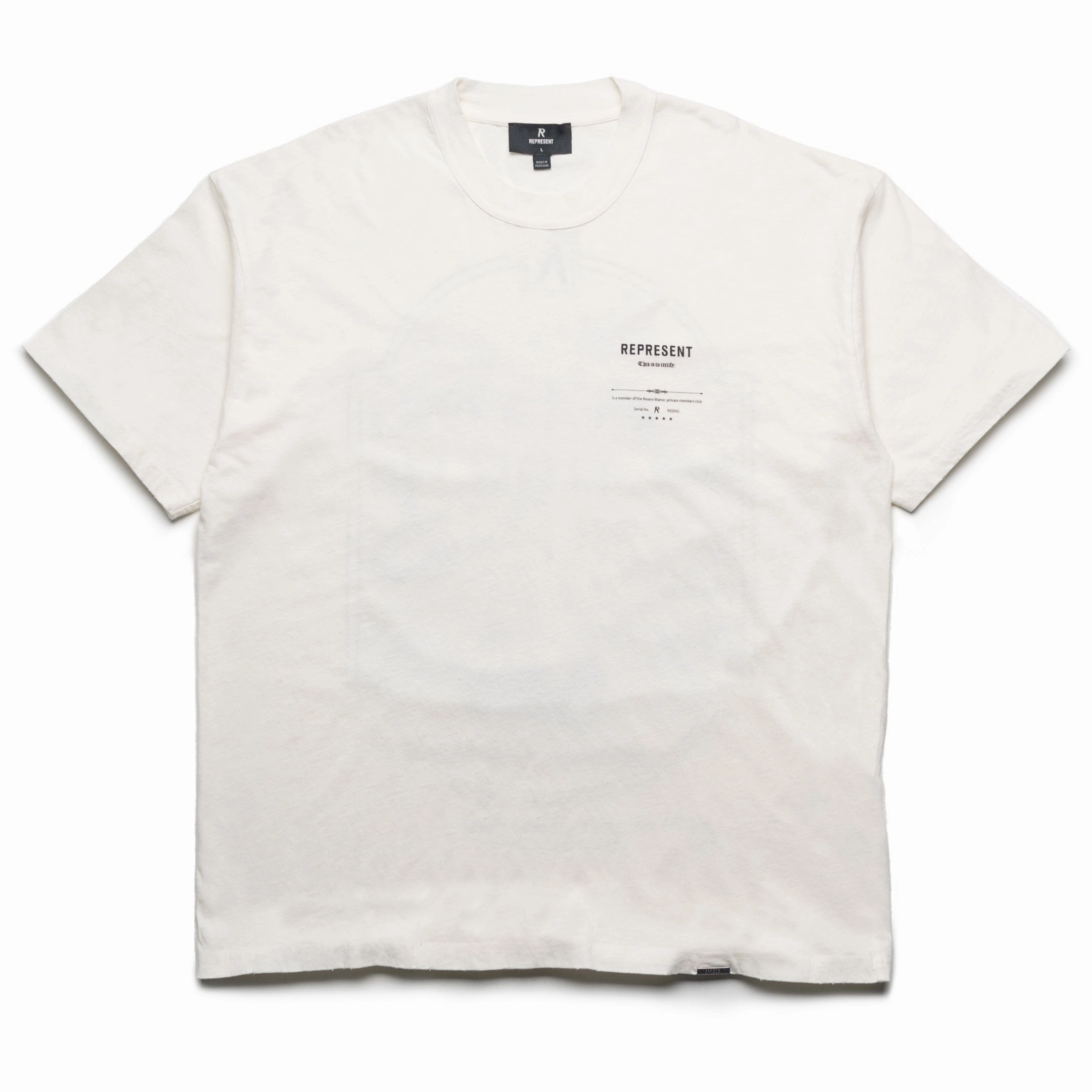 Represent Revere Manor Tee - Aged White QuickDryingTech