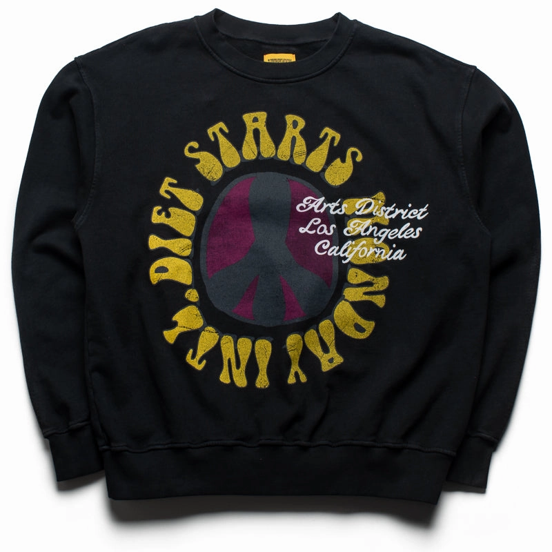 Comfortable Style Diet Starts Monday Arts District Sweatshirt - Vintage Black