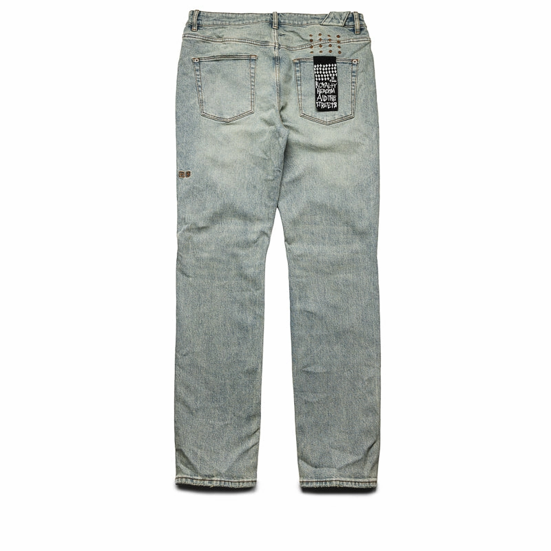 Epic Core SlipResistantWaistband Ksubi Chitch Dune Etch Denim Pant - Indigo