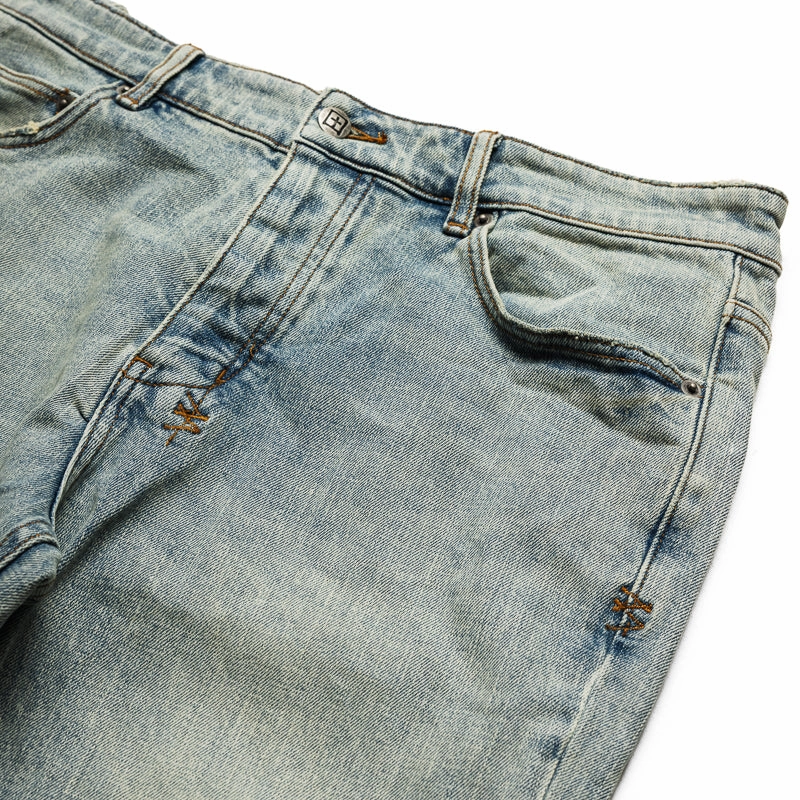 Wind Ease Ksubi Chitch Dune Etch Denim Pant - Indigo