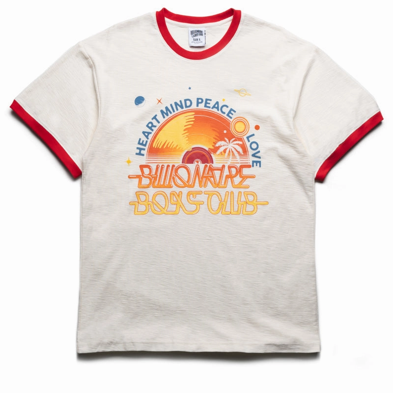 CompressionEnhanced Fit Billionaire Boys Club Record Knit Tee - Gardenia