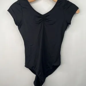 sporty bodysuit at home bodysuit Size 14: Bloch Black Leotard