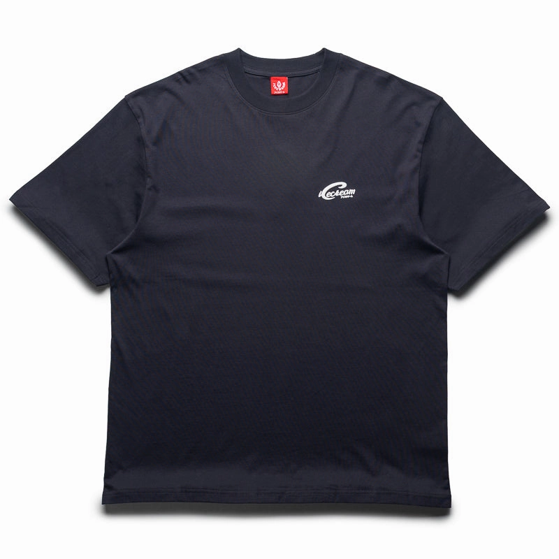 Ice Cream Eye Spy Knit Tee - Charcoal Art Polish Core DurableSeams