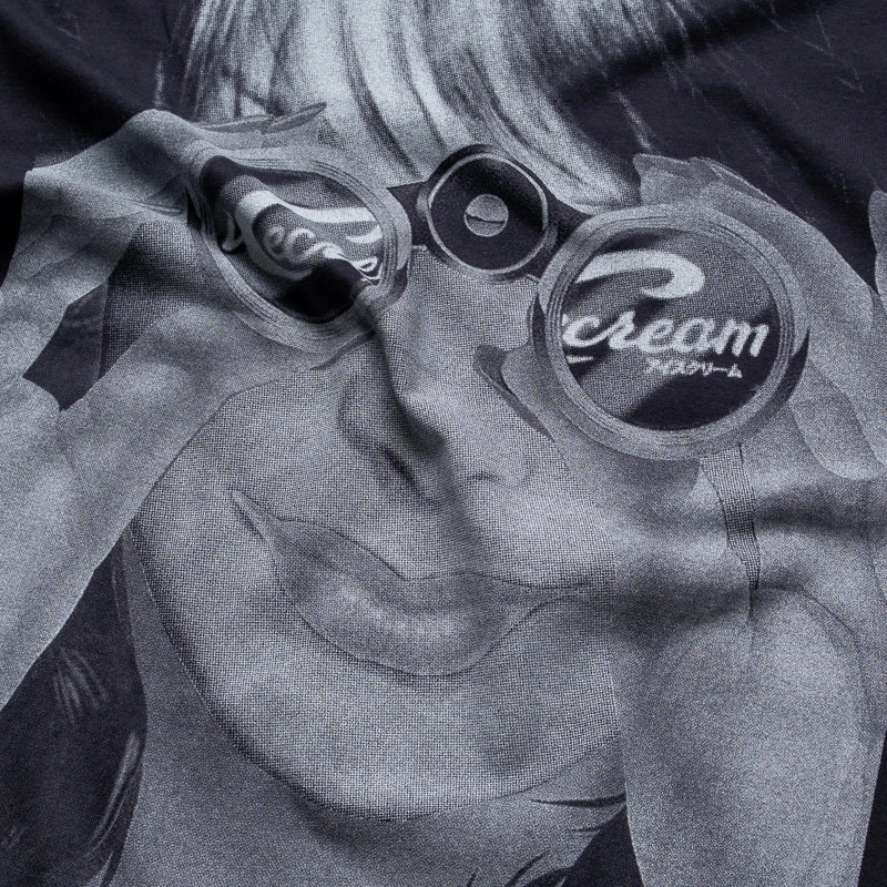 Feather Glow Art Glow Ice Cream Eye Spy Knit Tee - Charcoal Art