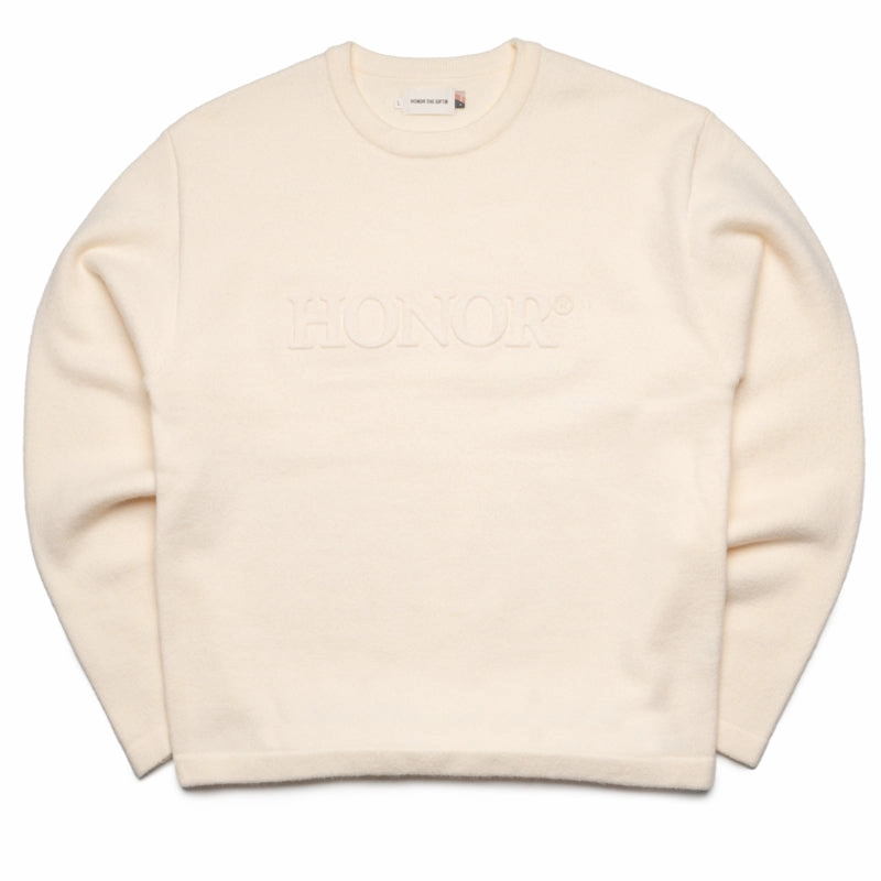 Honor The Gift Honor Knit Sweater - Cream NoRubEdging