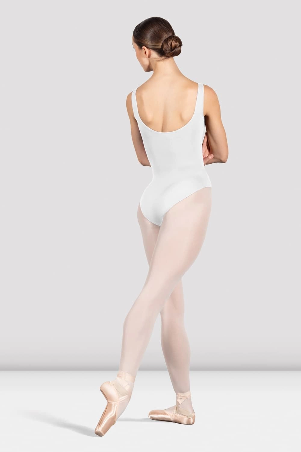 Ladies Ava Tank Leotard Lotion Elasticized Hem
