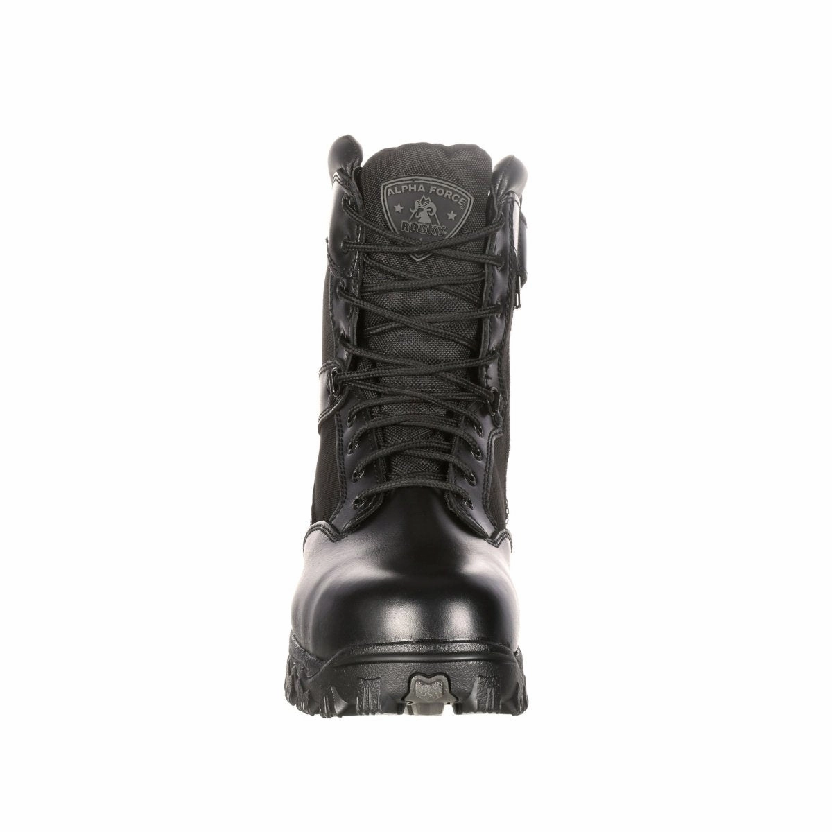 Rocky Alpha Force Zipper Waterproof Public Service Men's Boot Fq0002173 In Black Reinforced Seams Travel Companion
