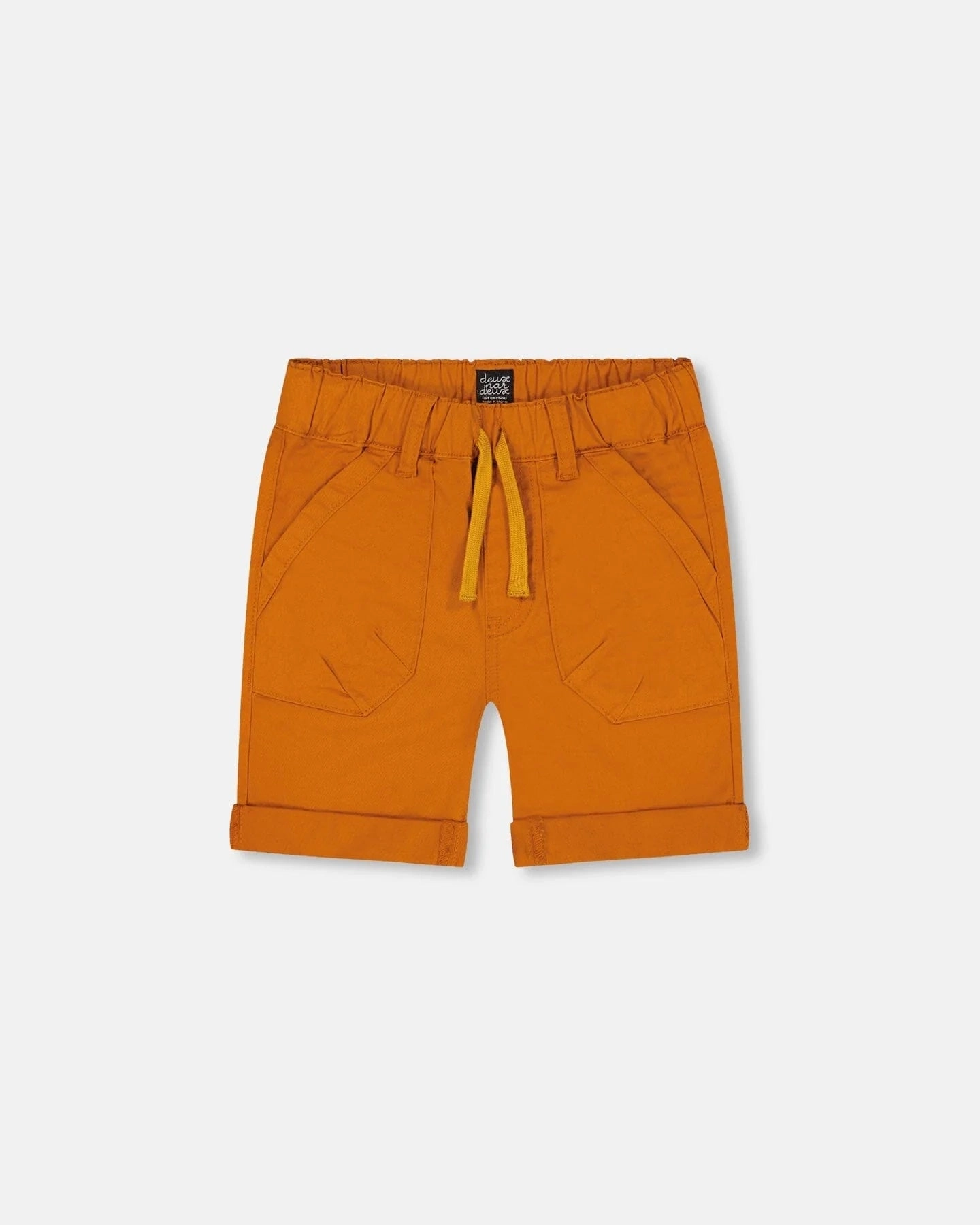 Dusty Orange Stretch Twill Short Zen Glow HighNeckStyle