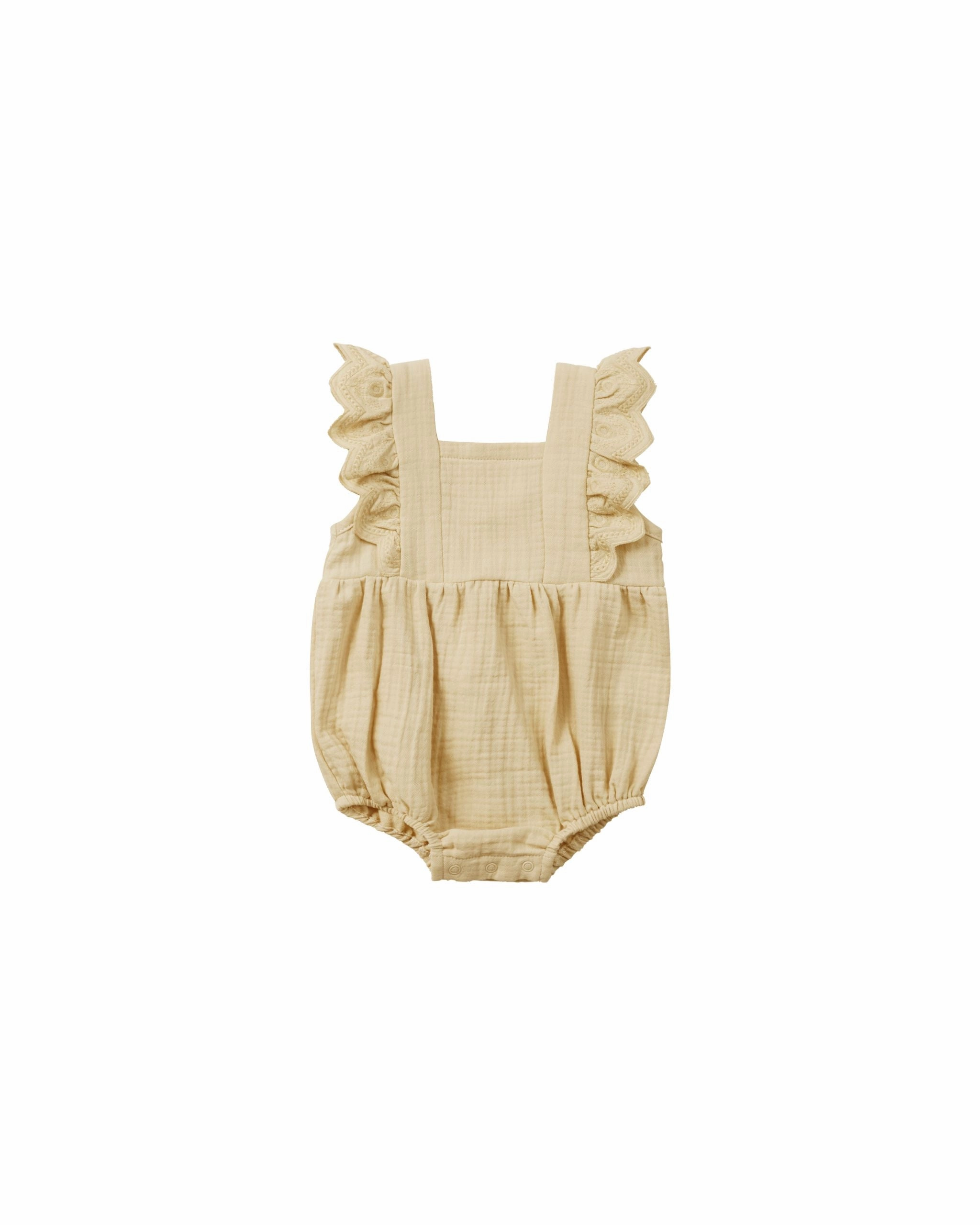Naomi Romper | Lemon OdorResistantFabric