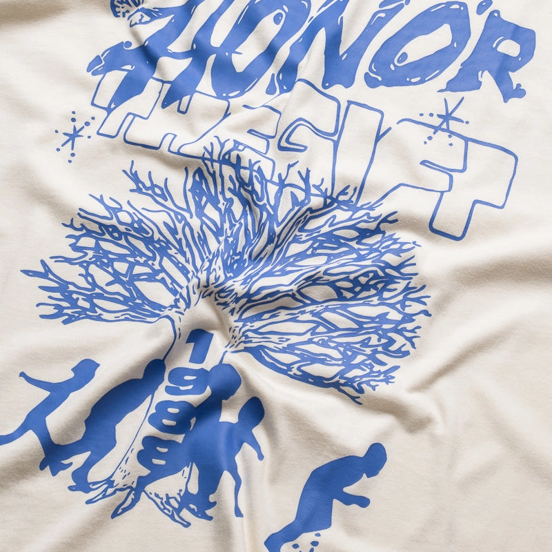 Pearl Tone Honor The Gift Family Tree Tee - Bone