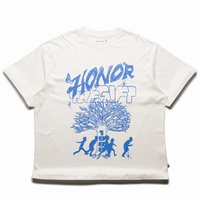 Warm Vest Honor The Gift Family Tree Tee - Bone