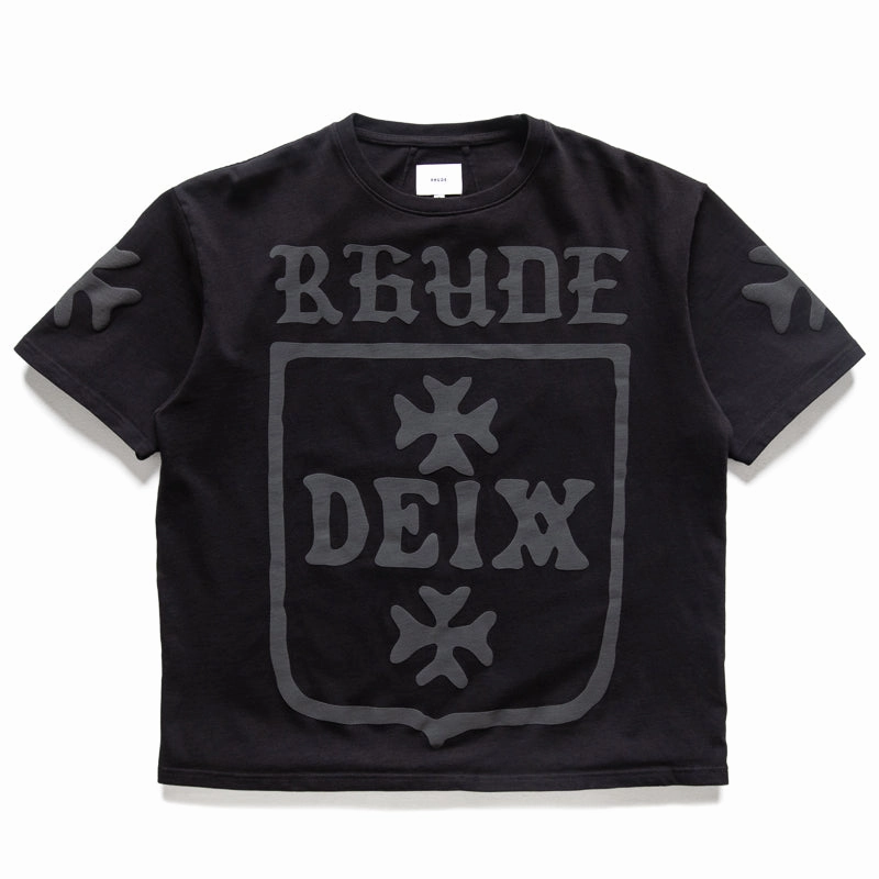 Relaxed trousers Rhude Deix Shield Oversized Tee - Black