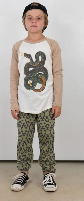 Love Core Long Sleeve Raglan- Snake Pass