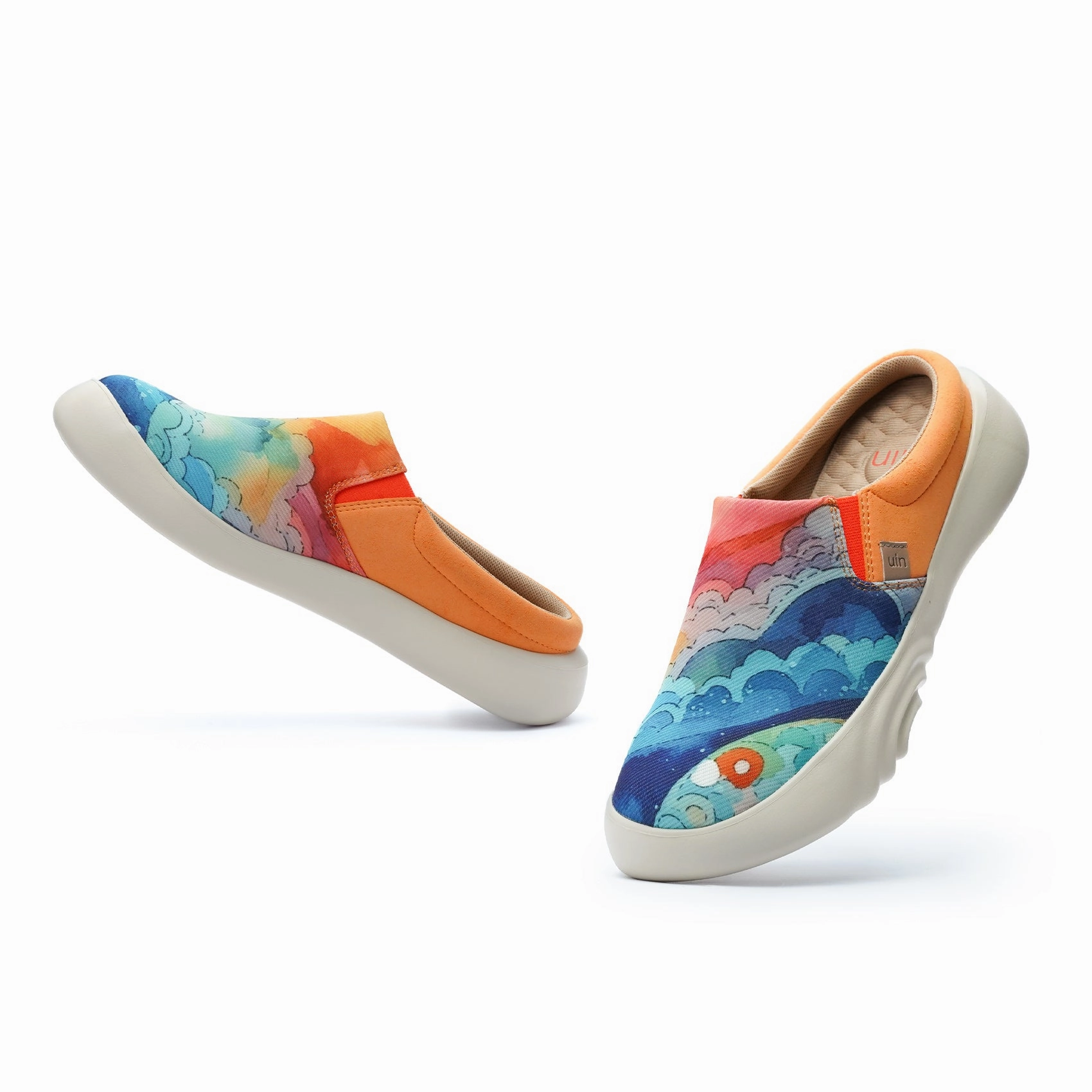 Sunset Over the Sea Denia III Women studded Adjustable Strap System