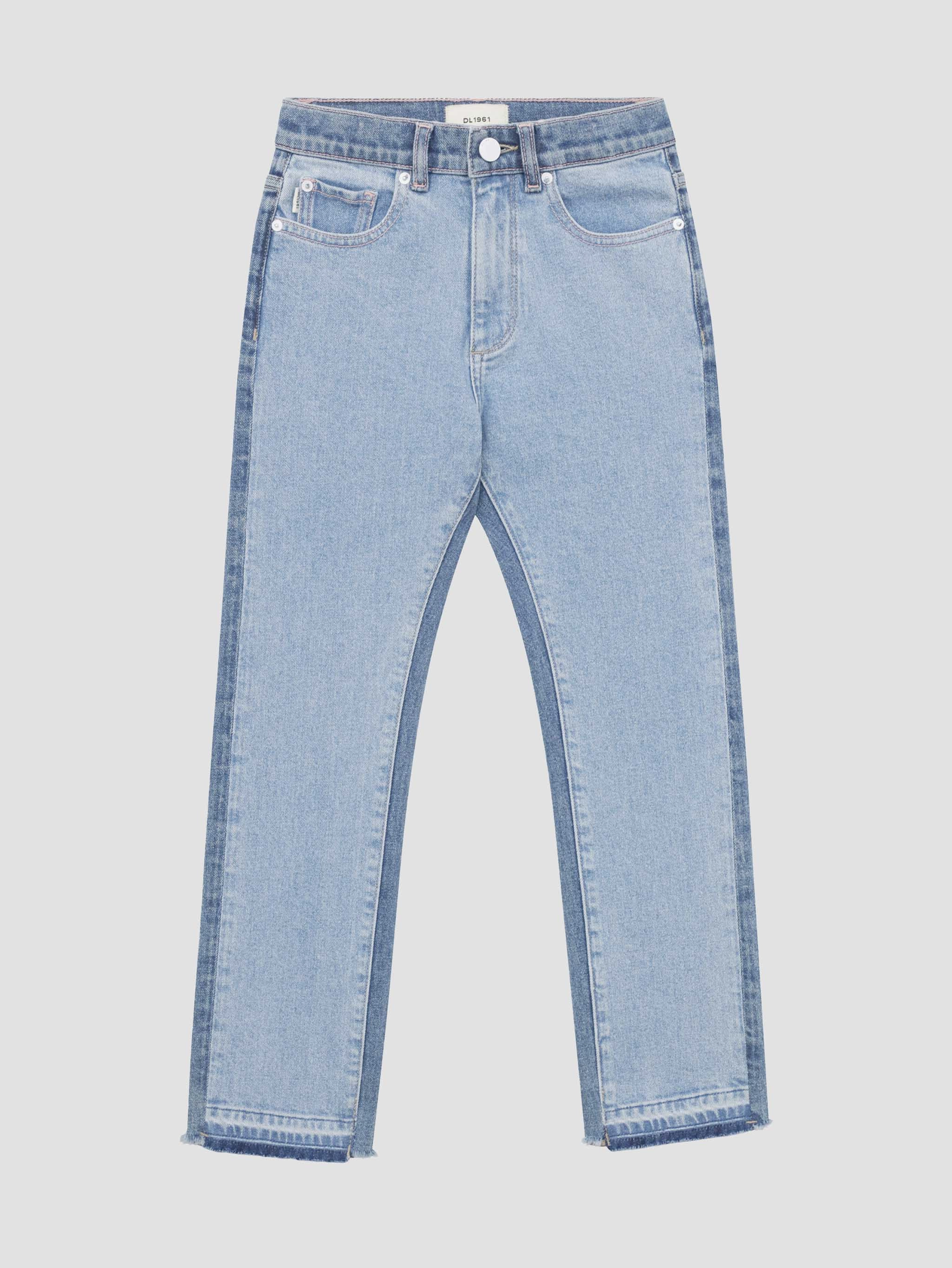 Emie Straight: High Rise - Fountain Blocked MoistureControl Fabric