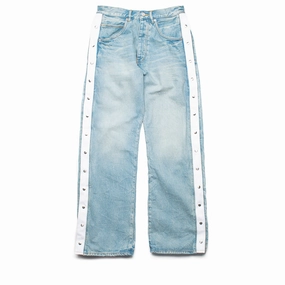 Classic Sweater FrictionResistant Purple Brand Tearaway Sidesnap Jean - Light Indigo