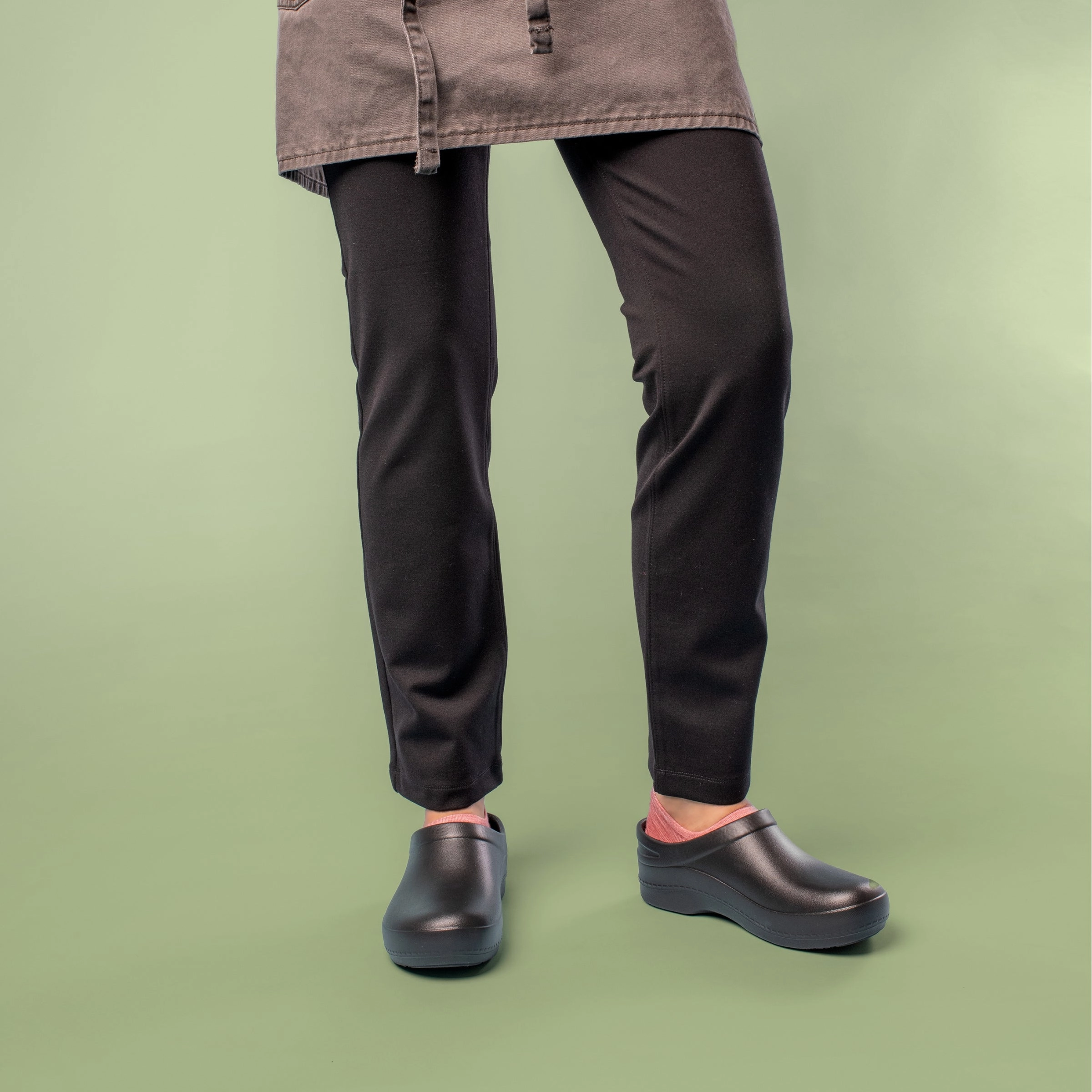 Vegan Material Options Kaci Black Molded