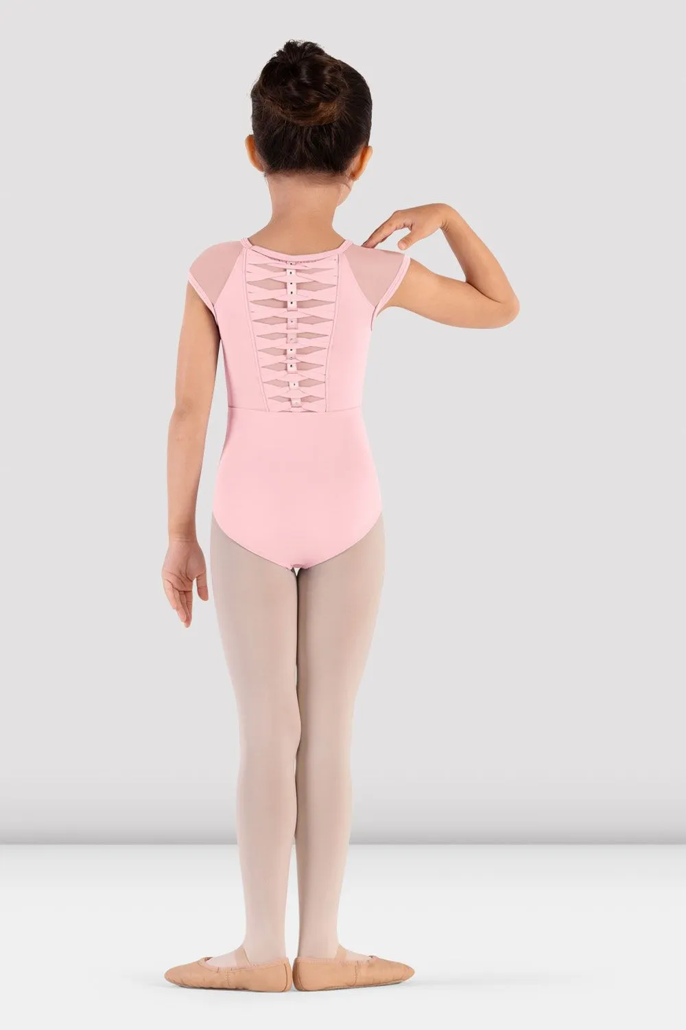 Girls Rafie Mesh Back Leotard Sport-Ready Apparel